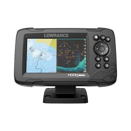 Lowrance Hook Reveal 5 Fish Finder Combo With Splitshot Transducer 1 Lowrance Hook Reveal 5 Fish Finder Combo With Splitshot Transducer