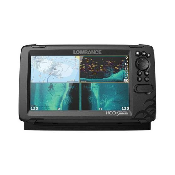 Lowrance Hook Reveal 9 Fish Finder Combo With Triple Shot Transducer 2 Lowrance Hook Reveal 9 Fish Finder Combo With Triple Shot Transducer - Image 2