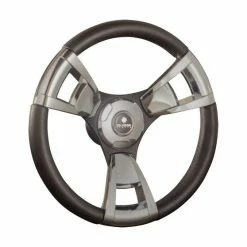 Gussi Model 13 Steering Wheel 342mm With Brushed Black Spokes