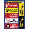 AFN Marine Safety Stickers Style 2