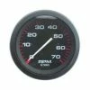 Veethree Black Amega Tachometer 7000 RPM