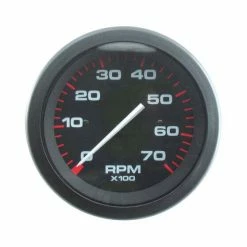 Veethree Black Amega Tachometer 7000 RPM