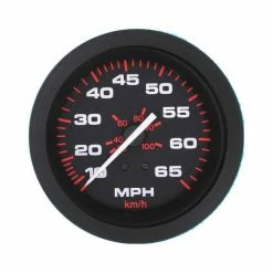 Veethree Black Amega Speedometer Kit 65 MPH