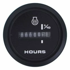 Veethree Black Amega Hourmeter