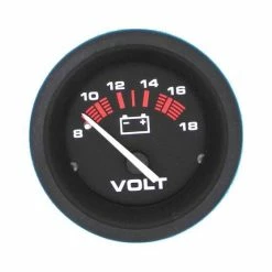 Veethree Black Amega Voltmeter