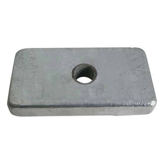 Titan Alloy Block Anode With Centre Hole 1 Titan Alloy Block Anode With Centre Hole