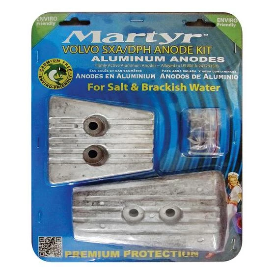 Titan Alloy Volvo Anode Kit, SX-A/DPS 1 Titan Alloy Volvo Anode Kit, SX-A/DPS