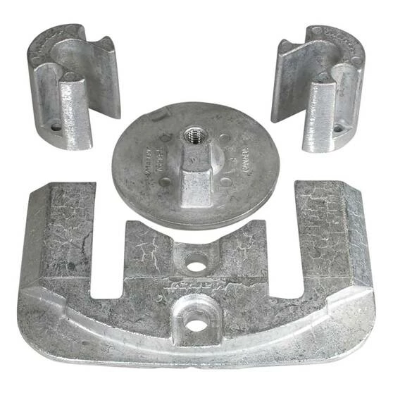 Titan Alloy Mercury Anode Kit, Bravo 2 And 3 1 Titan Alloy Mercury Anode Kit, Bravo 2 And 3