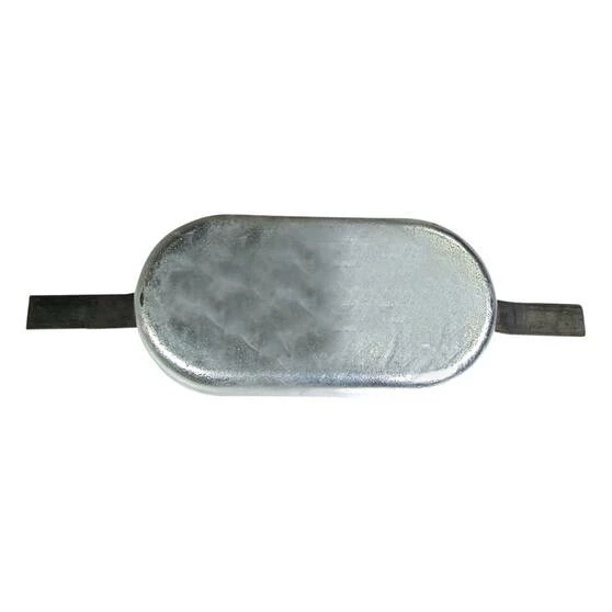 Titan Zinc Oval Anode With Strap 1 Titan Zinc Oval Anode With Strap
