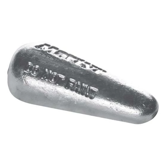 Titan Zinc Teardrop Anode 83mm X 37mm X 25mm 1 Titan Zinc Teardrop Anode 83mm X 37mm X 25mm