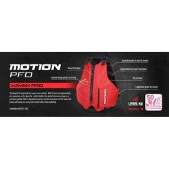 Motion Kayak Pro Adult Red PFD 50 7 Motion Kayak Pro Adult Red PFD 50 -Marine Electronics shop BCF 631108 03 hi res