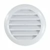 BLA Round Louvre Vent 120mm White