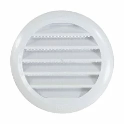 BLA Round Louvre Vent 120mm White