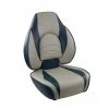 BLA Fish Pro High Back Fold Down Seat Charcoal/Blue