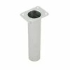 BLA Rod Holder Flush Slimline Straight S/S
